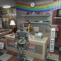 服屋さんでコスチュームを見る