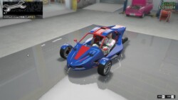 メイン メタリック ブルー
サブ メタリック レッド